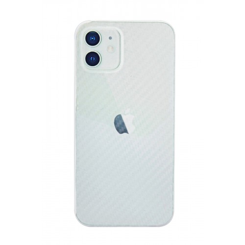 Newface iPhone 12 Kılıf Karbon PP Silikon - Şeffaf Newface iPhone 12 Kılıf Karbon PP Silikon - Şeffaf
