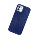 Newface iPhone 12 Kılıf Karbon PP Silikon - Mavi Newface iPhone 12 Kılıf Karbon PP Silikon - Mavi