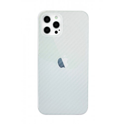Newface iPhone 12 Pro Max Kılıf Karbon PP Silikon - Şeffaf Newface iPhone 12 Pro Max Kılıf Karbon PP Silikon - Şeffaf