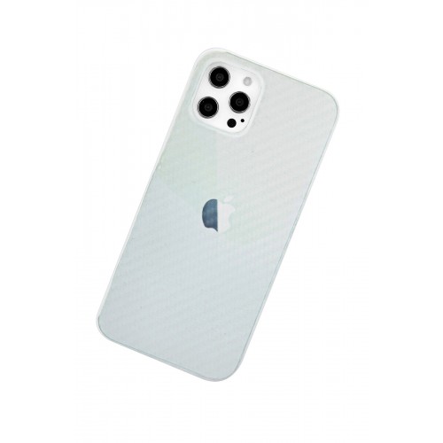 Newface iPhone 12 Pro Max Kılıf Karbon PP Silikon - Şeffaf Newface iPhone 12 Pro Max Kılıf Karbon PP Silikon - Şeffaf