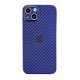 Newface iPhone 13 Kılıf Karbon PP Silikon - Mavi Newface iPhone 13 Kılıf Karbon PP Silikon - Mavi