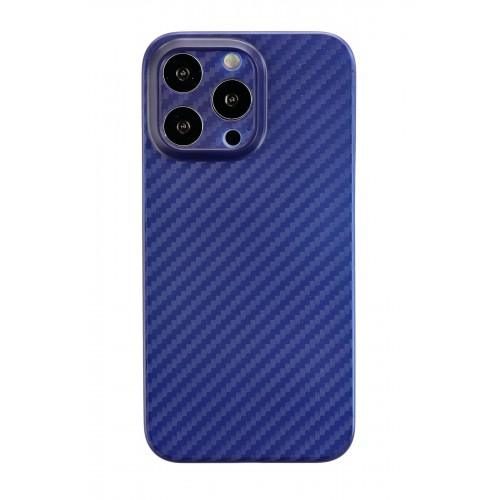 Newface iPhone 13 Pro Kılıf Karbon PP Silikon - Mavi Newface iPhone 13 Pro Kılıf Karbon PP Silikon - Mavi