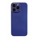 Newface iPhone 13 Pro Kılıf Karbon PP Silikon - Mavi Newface iPhone 13 Pro Kılıf Karbon PP Silikon - Mavi