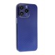 Newface iPhone 13 Pro Kılıf Karbon PP Silikon - Mavi Newface iPhone 13 Pro Kılıf Karbon PP Silikon - Mavi