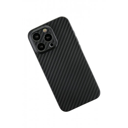 Newface iPhone 13 Pro Max Kılıf Karbon PP Silikon - Siyah Newface iPhone 13 Pro Max Kılıf Karbon PP Silikon - Siyah