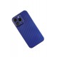 Newface iPhone 13 Pro Max Kılıf Karbon PP Silikon - Mavi Newface iPhone 13 Pro Max Kılıf Karbon PP Silikon - Mavi