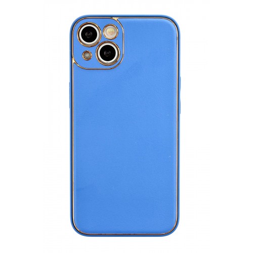 Newface iPhone 13 Kılıf Coco Deri Silikon Kapak - Açık Mavi Newface iPhone 13 Kılıf Coco Deri Silikon Kapak - Açık Mavi