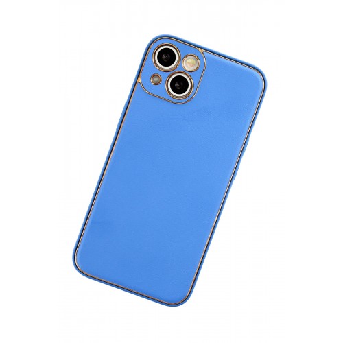 Newface iPhone 13 Kılıf Coco Deri Silikon Kapak - Açık Mavi Newface iPhone 13 Kılıf Coco Deri Silikon Kapak - Açık Mavi