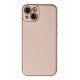 Newface iPhone 13 Kılıf Coco Deri Silikon Kapak - Pudra Newface iPhone 13 Kılıf Coco Deri Silikon Kapak - Pudra