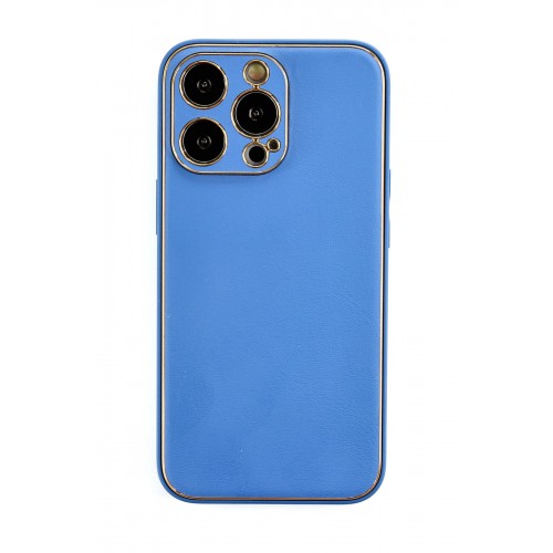 Newface iPhone 13 Pro Kılıf Coco Deri Silikon Kapak - Açık Mavi Newface iPhone 13 Pro Kılıf Coco Deri Silikon Kapak - Açık Mavi