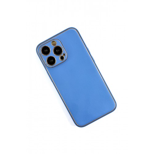 Newface iPhone 13 Pro Kılıf Coco Deri Silikon Kapak - Açık Mavi Newface iPhone 13 Pro Kılıf Coco Deri Silikon Kapak - Açık Mavi