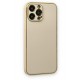 Newface iPhone 13 Pro Kılıf Coco Deri Silikon Kapak - Gold Newface iPhone 13 Pro Kılıf Coco Deri Silikon Kapak - Gold