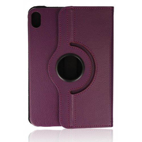 Newface iPad Mini 6 Kılıf 360 Tablet Deri Kılıf - Mürdüm Newface iPad Mini 6 Kılıf 360 Tablet Deri Kılıf - Mürdüm