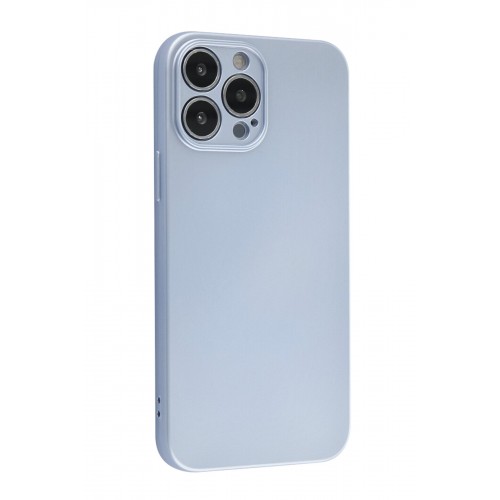 Newface iPhone 13 Pro Max Kılıf Nano içi Kadife Silikon - Sky Blue Newface iPhone 13 Pro Max Kılıf Nano içi Kadife Silikon - Sky Blue