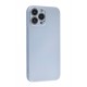 Newface iPhone 13 Pro Max Kılıf Nano içi Kadife  Silikon - Sky Blue