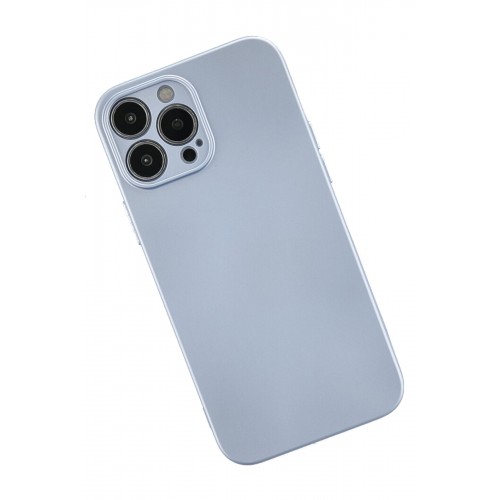 Newface iPhone 13 Pro Max Kılıf Nano içi Kadife Silikon - Sky Blue Newface iPhone 13 Pro Max Kılıf Nano içi Kadife Silikon - Sky Blue