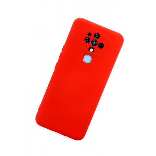 Newface Tecno Camon 16 Kılıf Nano içi Kadife Silikon - Kırmızı Newface Tecno Camon 16 Kılıf Nano içi Kadife Silikon - Kırmızı