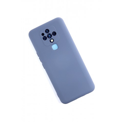 Newface Tecno Camon 16 Kılıf Nano içi Kadife Silikon - Gri Newface Tecno Camon 16 Kılıf Nano içi Kadife Silikon - Gri