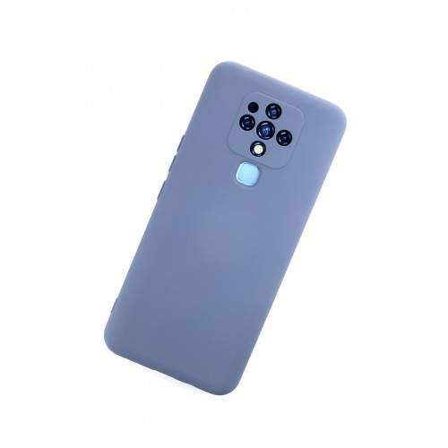 Newface Tecno Camon 16 Kılıf Nano içi Kadife Silikon - Gri Newface Tecno Camon 16 Kılıf Nano içi Kadife Silikon - Gri