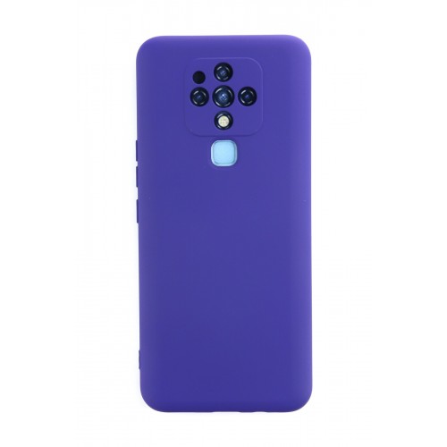 Newface Tecno Camon 16 Kılıf Nano içi Kadife Silikon - Mor Newface Tecno Camon 16 Kılıf Nano içi Kadife Silikon - Mor