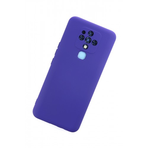 Newface Tecno Camon 16 Kılıf Nano içi Kadife Silikon - Mor Newface Tecno Camon 16 Kılıf Nano içi Kadife Silikon - Mor