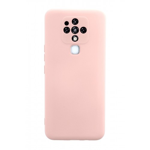 Newface Tecno Camon 16 Kılıf Nano içi Kadife Silikon - Pudra Newface Tecno Camon 16 Kılıf Nano içi Kadife Silikon - Pudra
