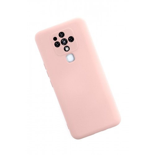 Newface Tecno Camon 16 Kılıf Nano içi Kadife Silikon - Pudra Newface Tecno Camon 16 Kılıf Nano içi Kadife Silikon - Pudra
