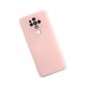 Newface Tecno Camon 16 Kılıf Nano içi Kadife Silikon - Pudra Newface Tecno Camon 16 Kılıf Nano içi Kadife Silikon - Pudra