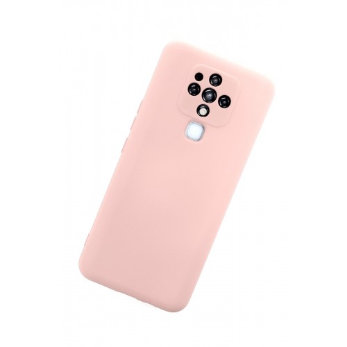 Newface Tecno Camon 16 Kılıf Nano içi Kadife Silikon - Pudra Newface Tecno Camon 16 Kılıf Nano içi Kadife Silikon - Pudra