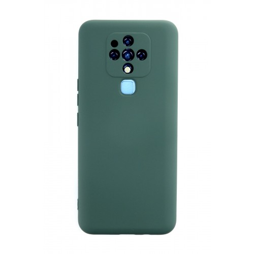 Newface Tecno Camon 16 Kılıf Nano içi Kadife Silikon - Koyu Yeşil Newface Tecno Camon 16 Kılıf Nano içi Kadife Silikon - Koyu Yeşil
