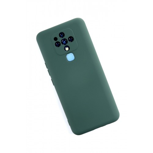 Newface Tecno Camon 16 Kılıf Nano içi Kadife Silikon - Koyu Yeşil Newface Tecno Camon 16 Kılıf Nano içi Kadife Silikon - Koyu Yeşil