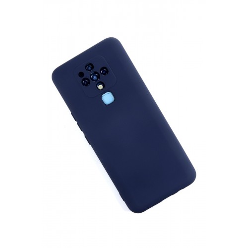 Newface Tecno Camon 16 Kılıf Nano içi Kadife Silikon - Lacivert Newface Tecno Camon 16 Kılıf Nano içi Kadife Silikon - Lacivert