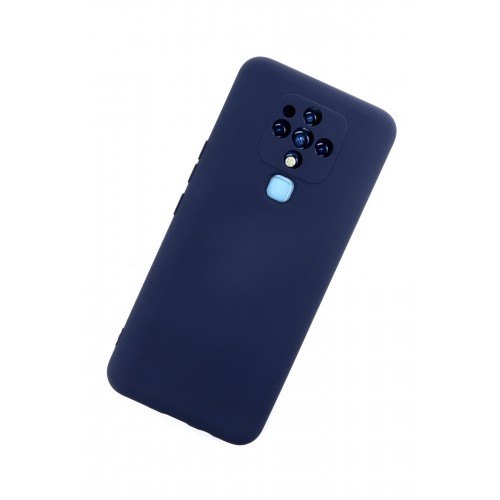Newface Tecno Camon 16 Kılıf Nano içi Kadife Silikon - Lacivert Newface Tecno Camon 16 Kılıf Nano içi Kadife Silikon - Lacivert