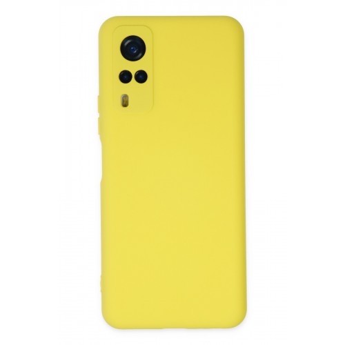 Newface Vivo Y31 2021 Kılıf Nano içi Kadife Silikon - Sarı Newface Vivo Y31 2021 Kılıf Nano içi Kadife Silikon - Sarı