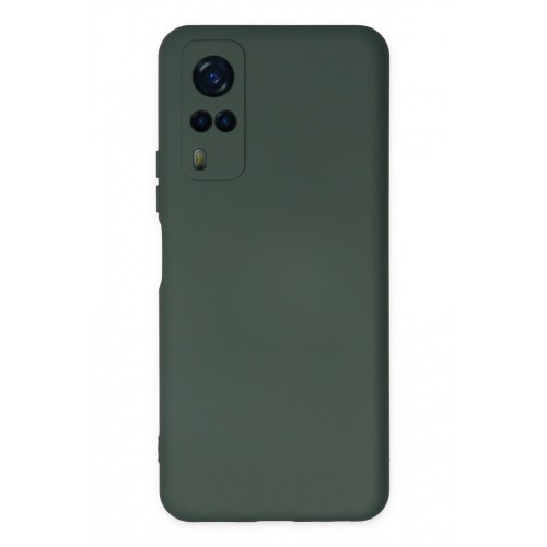 Newface Vivo Y31 2021 Kılıf Nano içi Kadife Silikon - Koyu Yeşil Newface Vivo Y31 2021 Kılıf Nano içi Kadife Silikon - Koyu Yeşil