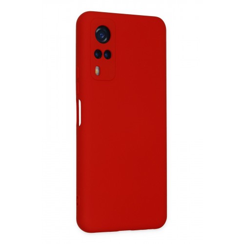 Newface Vivo Y53S Kılıf Nano içi Kadife Silikon - Kırmızı Newface Vivo Y53S Kılıf Nano içi Kadife Silikon - Kırmızı