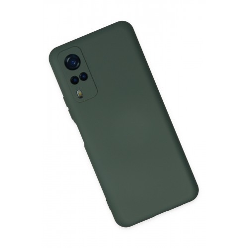 Newface Vivo Y53S Kılıf Nano içi Kadife Silikon - Koyu Yeşil Newface Vivo Y53S Kılıf Nano içi Kadife Silikon - Koyu Yeşil
