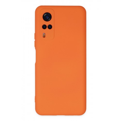 Newface Vivo Y51A Kılıf Nano içi Kadife Silikon - Turuncu Newface Vivo Y51A Kılıf Nano içi Kadife Silikon - Turuncu