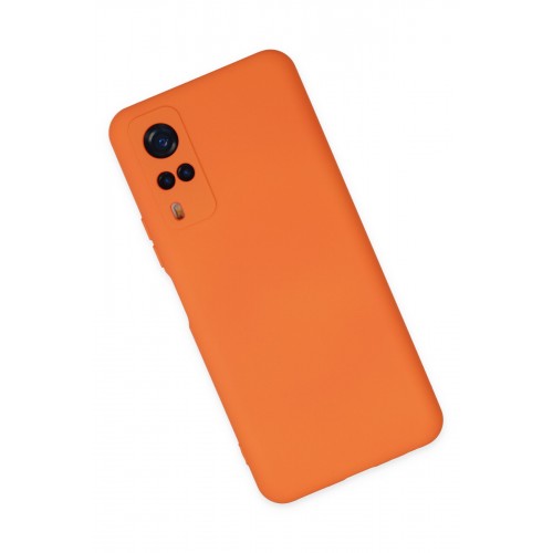Newface Vivo Y51A Kılıf Nano içi Kadife Silikon - Turuncu Newface Vivo Y51A Kılıf Nano içi Kadife Silikon - Turuncu
