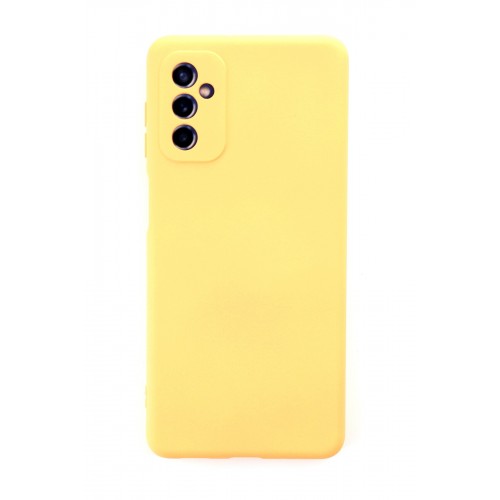 Newface Samsung Galaxy M52 5G Kılıf Nano içi Kadife Silikon - Sarı Newface Samsung Galaxy M52 5G Kılıf Nano içi Kadife Silikon - Sarı