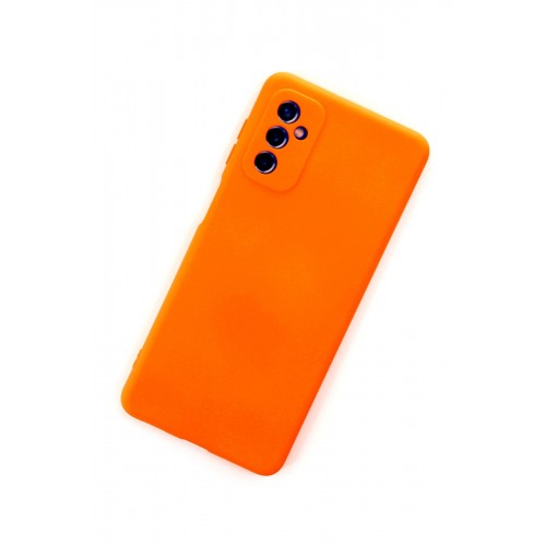 Newface Samsung Galaxy M52 5G Kılıf Nano içi Kadife Silikon - Turuncu Newface Samsung Galaxy M52 5G Kılıf Nano içi Kadife Silikon - Turuncu
