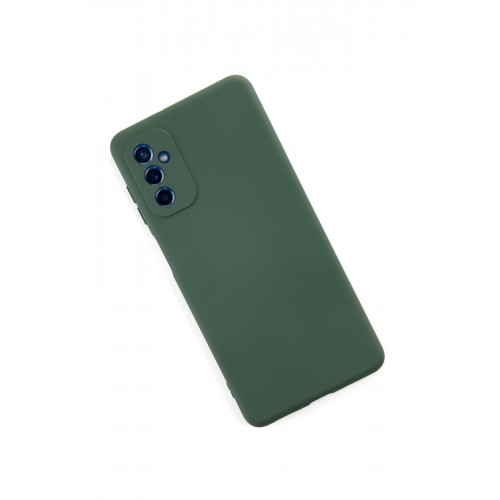 Newface Samsung Galaxy M52 5G Kılıf Nano içi Kadife Silikon - Koyu Yeşil Newface Samsung Galaxy M52 5G Kılıf Nano içi Kadife Silikon - Koyu Yeşil