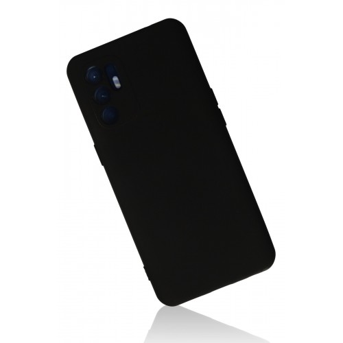Newface Oppo Reno 6 Kılıf Nano içi Kadife Silikon - Siyah Newface Oppo Reno 6 Kılıf Nano içi Kadife Silikon - Siyah