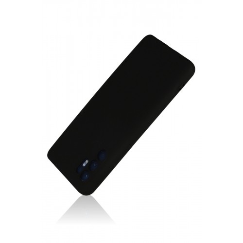 Newface Oppo Reno 6 Kılıf Nano içi Kadife Silikon - Siyah Newface Oppo Reno 6 Kılıf Nano içi Kadife Silikon - Siyah