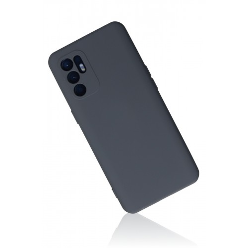 Newface Oppo Reno 6 Kılıf Nano içi Kadife Silikon - Gri Newface Oppo Reno 6 Kılıf Nano içi Kadife Silikon - Gri