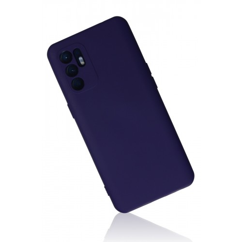 Newface Oppo Reno 6 Kılıf Nano içi Kadife Silikon - Mor Newface Oppo Reno 6 Kılıf Nano içi Kadife Silikon - Mor
