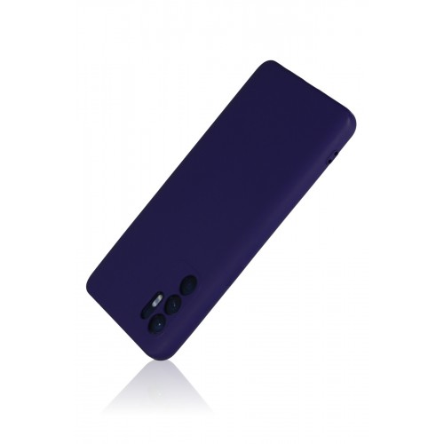 Newface Oppo Reno 6 Kılıf Nano içi Kadife Silikon - Mor Newface Oppo Reno 6 Kılıf Nano içi Kadife Silikon - Mor