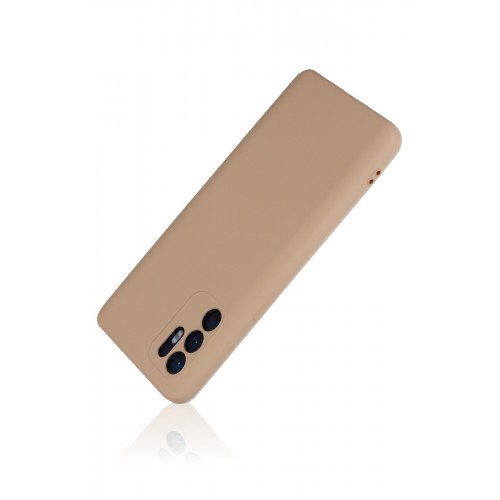Newface Oppo Reno 6 Kılıf Nano içi Kadife Silikon - Pudra Newface Oppo Reno 6 Kılıf Nano içi Kadife Silikon - Pudra