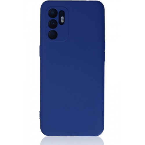 Newface Oppo Reno 6 Kılıf Nano içi Kadife Silikon - Mavi Newface Oppo Reno 6 Kılıf Nano içi Kadife Silikon - Mavi