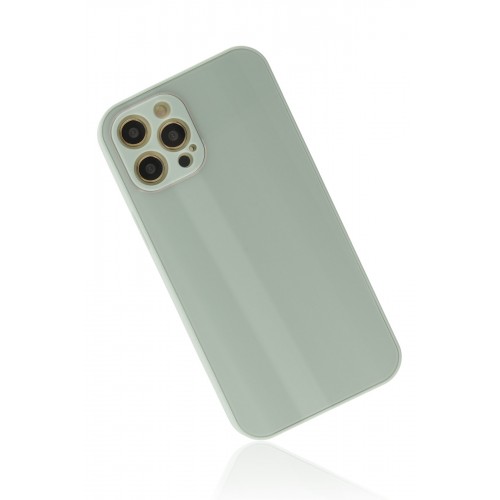 Newface iPhone 12 Pro Kılıf Glass Kapak - Turkuaz Newface iPhone 12 Pro Kılıf Glass Kapak - Turkuaz